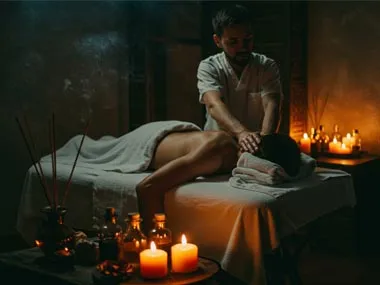 Aromatherapy massage
